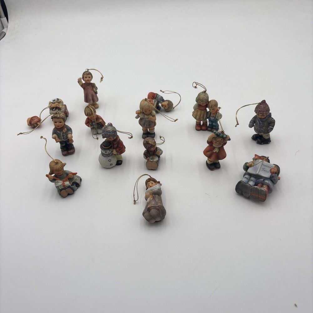 Goebel Berta Hummel Christmas Ornaments Lot of 14 1997-1999 Mostly 97